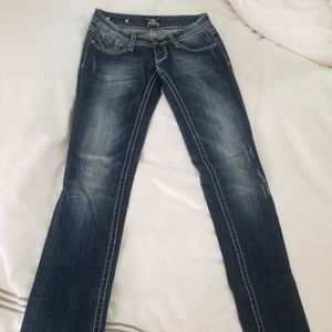 Express ReRock skinny jeans